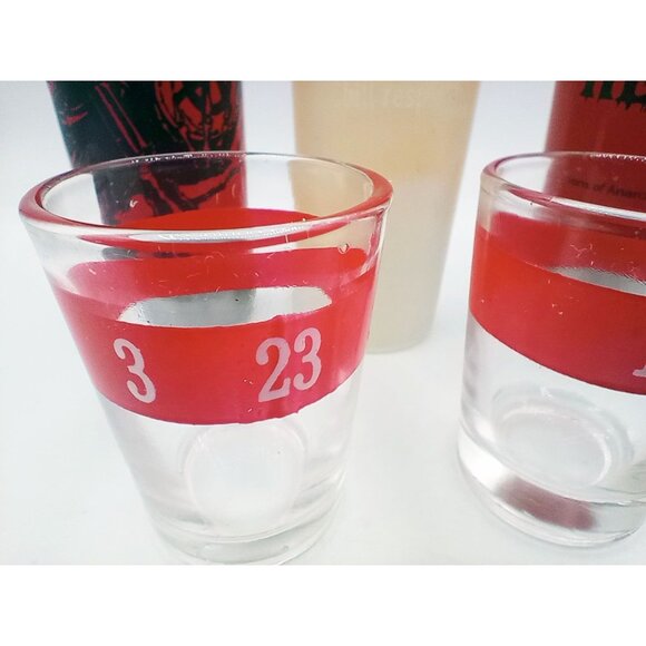 Lot of 5 Shot Glasses Sons of Anarchy Fear the Reaper Numbered Tuaca Barware - Picture 3 of 13